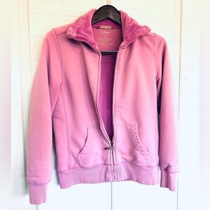 L.L. Bean Vintage Vibrant Pink Fleece Jacket